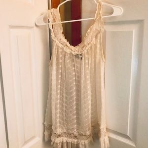 Sheer & Lacey Tank Top